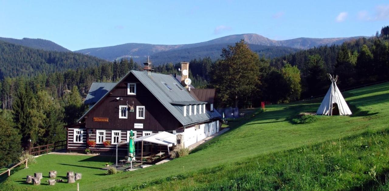 Chata Hubertka Krkonose Vítkovice Kültér fotó